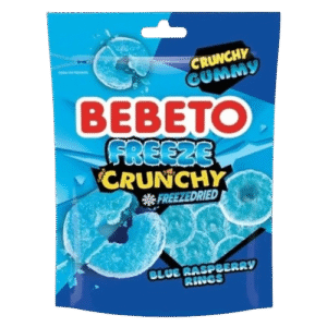 Bonbon anneau framboise Crunchy lyophilisé - (Sachet)