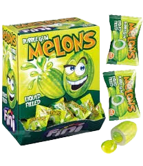 Chewing-gums Melons Fun - (unité)