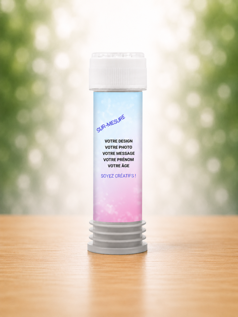 bulles personnalisées